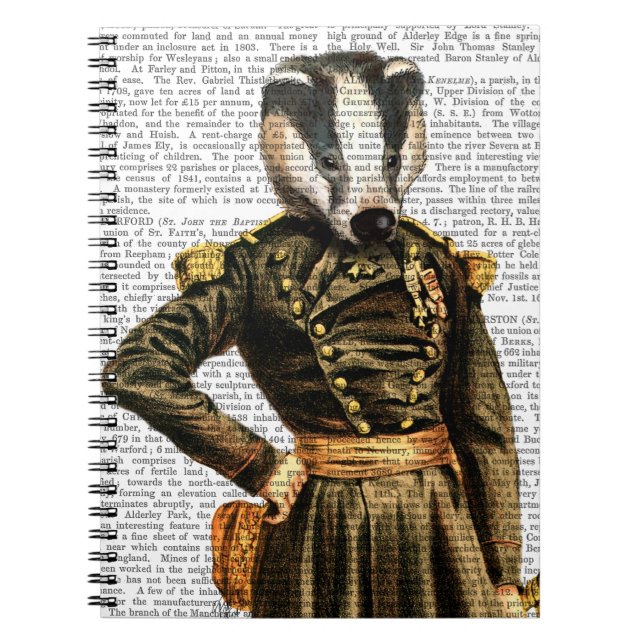 General Badger Notebook (Front)