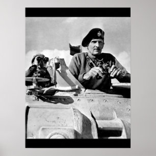 General Bernard L. Montgomery watches_War Image Poster