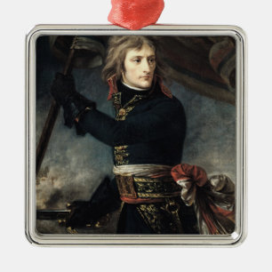 General Bonaparte on the Bridge at Arcole Metal Tree Decoration