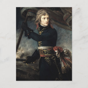 General Bonaparte  on the Bridge at Arcole Postcard