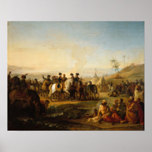 General Bonaparte visiting the fountains of Poster