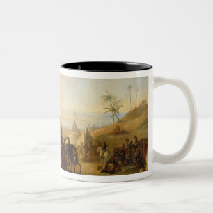 General Bonaparte visiting the fountains of Two-Tone Coffee Mug