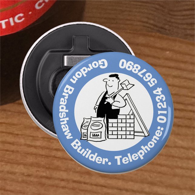 General Builder with Building Materials. Bottle Opener (Creator Uploaded)