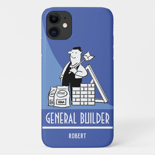 General Builder with Building Materials. Case-Mate iPhone Case (Back)