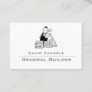 General Builder with Illustration Business Card