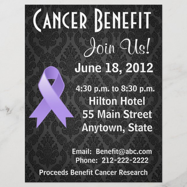 General Cancer Personalised Benefit Flyer (Front)