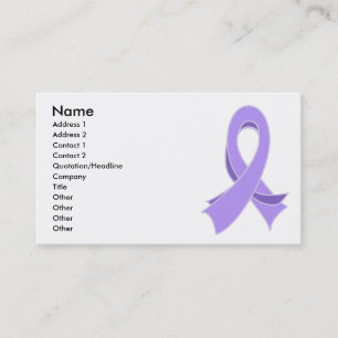 General Cancer Ribbon Business Card