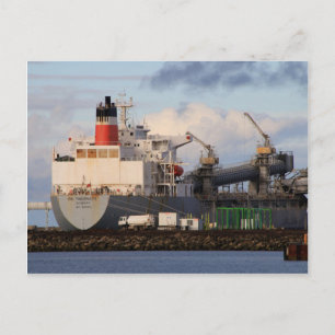 General cargo ship postcard