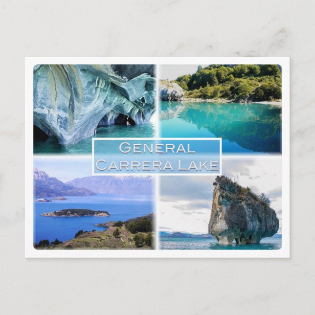 GENERAL CARRERA LAKE - Argentina Postcard (Front)