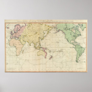 General chart historical map