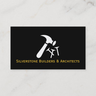 General Contractor Builder Architects Construction Business Card