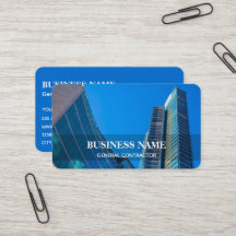 General Contractor Business Card