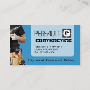 GENERAL CONTRACTOR BUSINESS CARD