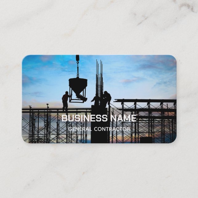 General Contractor Business Card (Front)