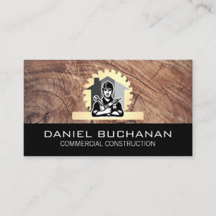 General Contractor   Carpenter Business Card