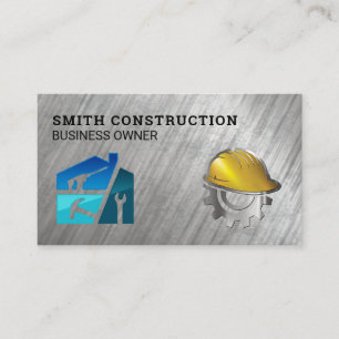 General Contractor Construction Tools Builder Business Card