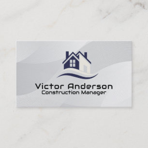 General Contractor Home Renovation Real Estate Business Card