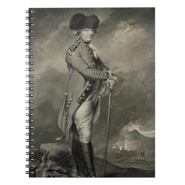 General Cornwallis (1738-1805) engraved by John Jo Notebook (Front)