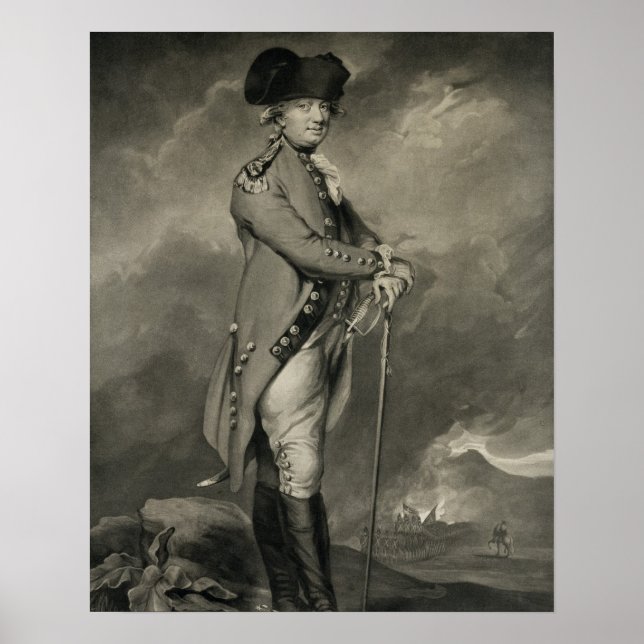 General Cornwallis (1738-1805) engraved by John Jo Poster (Front)
