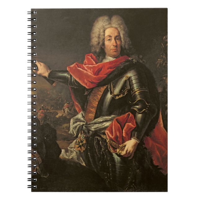 General Count Johann Matthias von der Schulenburg Notebook (Front)