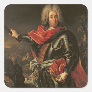 General Count Johann Matthias von der Schulenburg Square Sticker