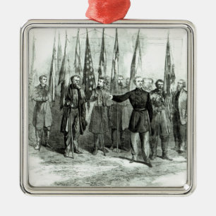 General Custer Metal Tree Decoration