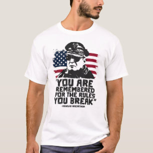 General Douglas MacArthur WW2 Quote T-Shirt
