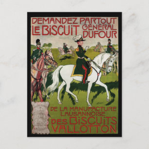 General Dufour Flour le Biscuit 1899 Postcard