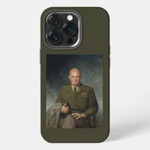 General Dwight Eisenhower 5 Star Painted Portrait iPhone 13 Pro Case