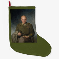 General Dwight Eisenhower 5 Star Painted Portrait