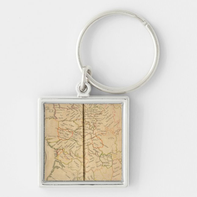 General Elections in France Key Ring (Front)