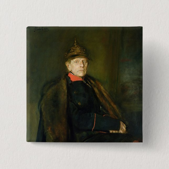 General Fieldmarshal Helmuth Graf von Moltke 15 Cm Square Badge (Front)