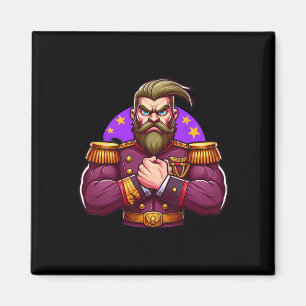 General Flexing Muscles Fan Lover Bodybuilding Gym Magnet