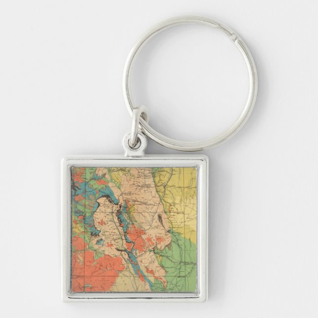 General Geological Map of Colorado Key Ring (Front)