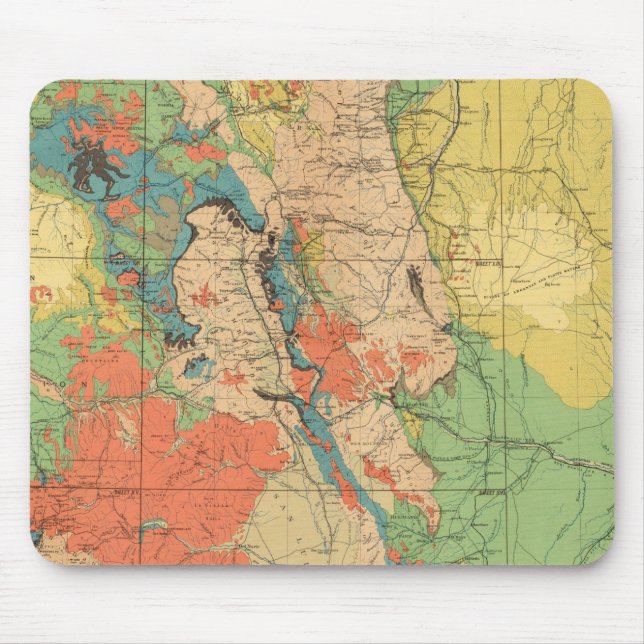 General Geological Map of Colorado Mouse Mat (Front)