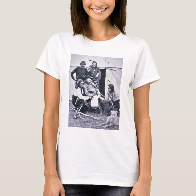 General George A. Custer (1839-76) with his Indian T-Shirt (Front)