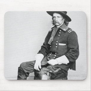 General George A. Custer (b/w photo) Mouse Mat