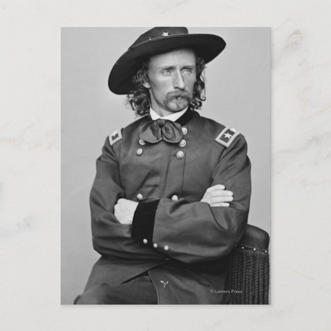 General George Custer 1 Postcard (Front)