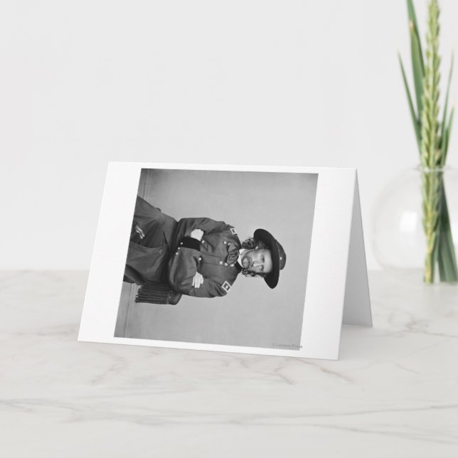 General George Custer  Photograph #1 Card (Front)