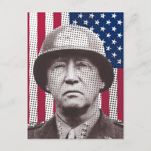 General George Patton Postcard