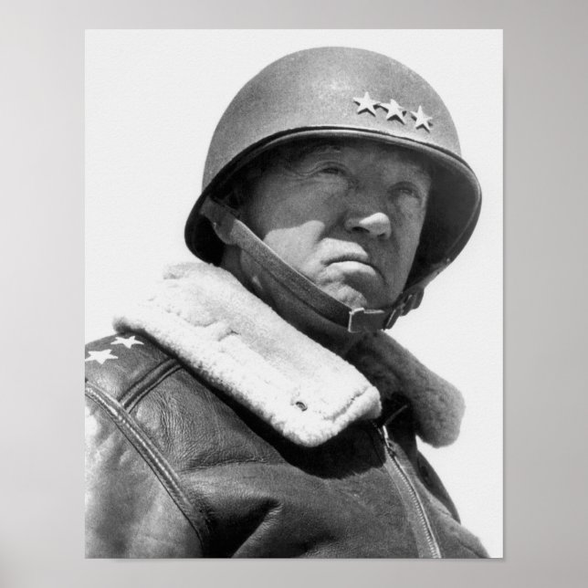 General George Patton -- WW2 Poster (Front)