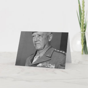 General George S Patton Card