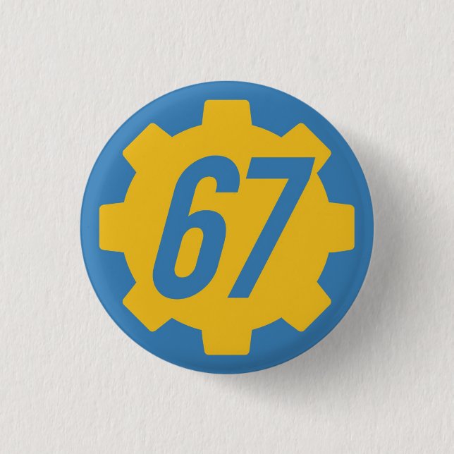General Issue Vault 67 (variant)  3 Cm Round Badge (Front)