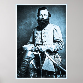 General J.E.B. Stuart Civil War Hero Poster