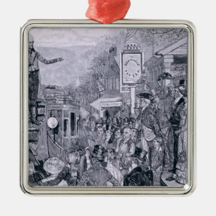 General Jackson, president-elect Metal Tree Decoration