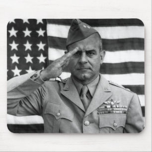 General James Doolittle Saluting -- WW2 Mouse Mat