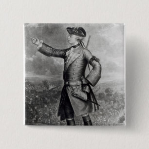 General James Wolfe 15 Cm Square Badge