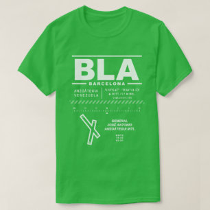 General José Antonio Anzoátegui Airport BLA TShrit T-Shirt