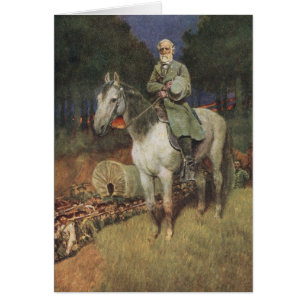 General Lee on his Famous Charger, 'Traveller'