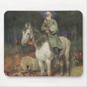 General Lee on his Famous Charger, 'Traveller' Mouse Mat